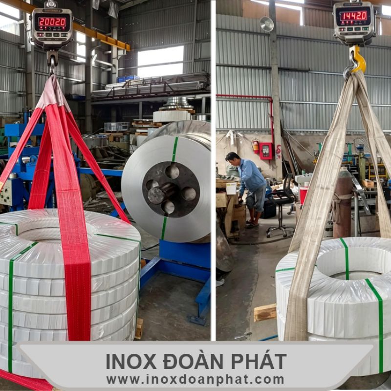Xẻ băng inox 304 theo yêu cầu
