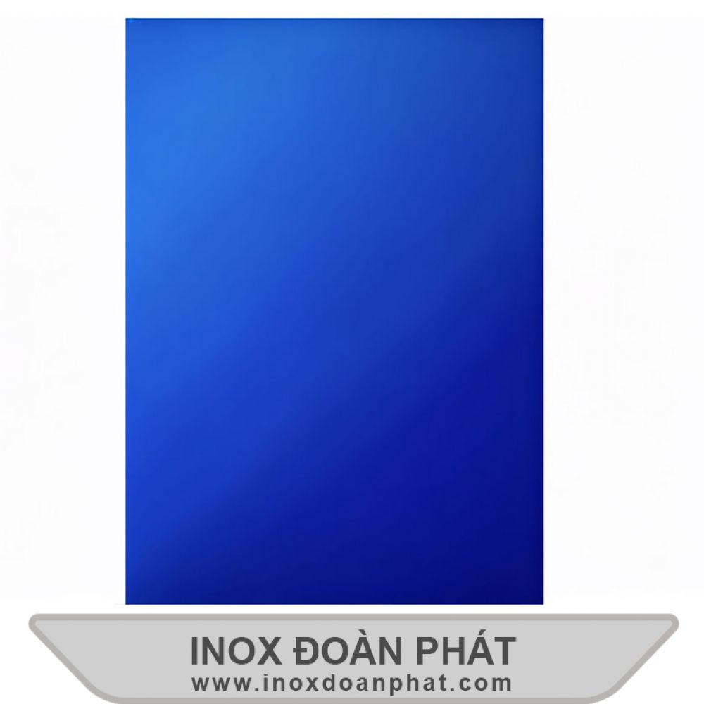 Tấm inox xanh gương