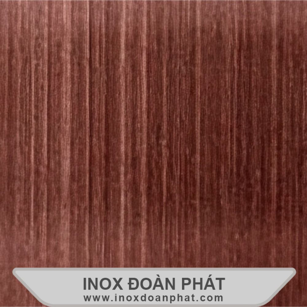 Inox xước vang đỏ