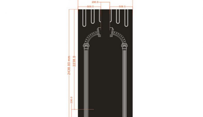 Patterned gate D1