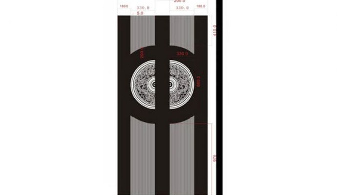 Patterned gate D3