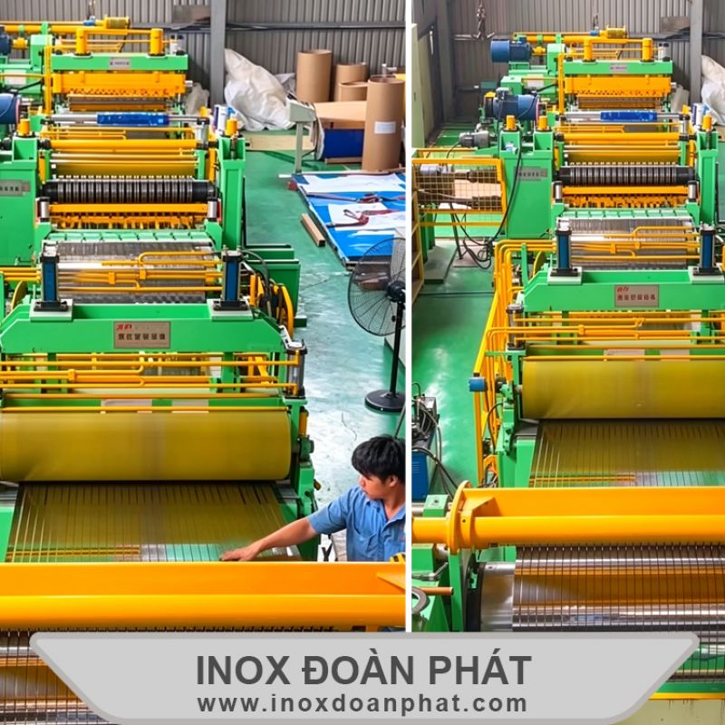 Xẻ băng inox 304 theo yêu cầu